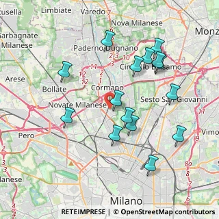 Mappa Via del Tamigi, 20161 Milano MI, Italia (3.90267)