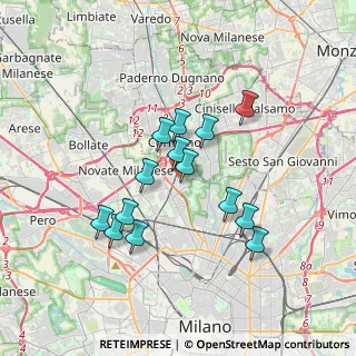 Mappa Via del Tamigi, 20161 Milano MI, Italia (3.00786)