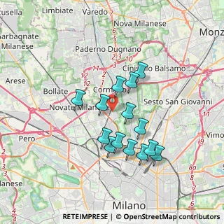 Mappa Via del Tamigi, 20161 Milano MI, Italia (3.02929)