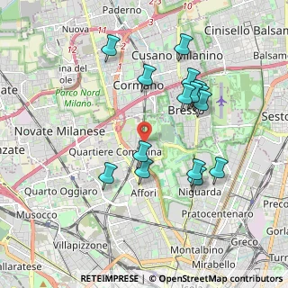 Mappa Via del Tamigi, 20161 Milano MI, Italia (1.82333)
