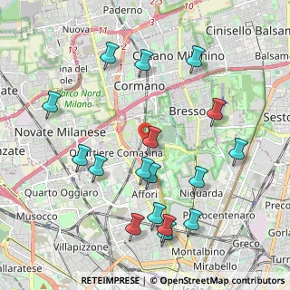 Mappa Via del Tamigi, 20161 Milano MI, Italia (2.25059)