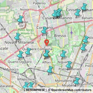 Mappa Via del Tamigi, 20161 Milano MI, Italia (2.9295)