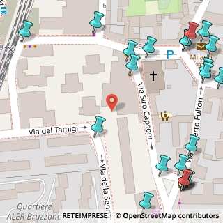 Mappa Via del Tamigi, 20161 Milano MI, Italia (0.09167)