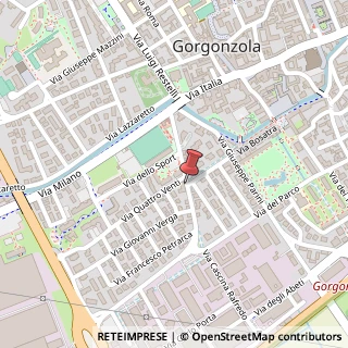 Mappa Via Michelangelo Buonarroti,  24, 20145 Gorgonzola, Milano (Lombardia)