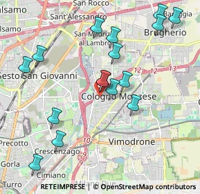 Mappa Via Francesco, 20093 Cologno Monzese MI, Italia (2.11313)