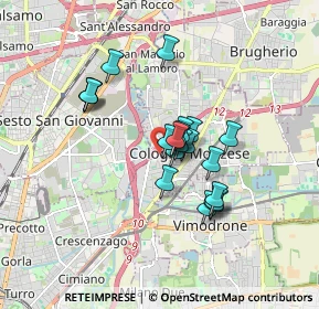 Mappa Via Francesco, 20093 Cologno Monzese MI, Italia (1.285)