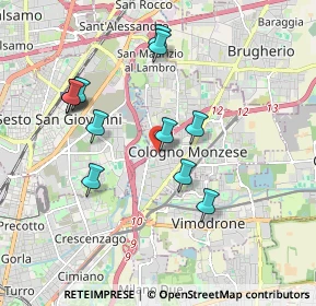 Mappa Via Francesco, 20093 Cologno Monzese MI, Italia (1.8125)