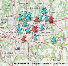 Mappa Via Francesco, 20093 Cologno Monzese MI, Italia (6.344)