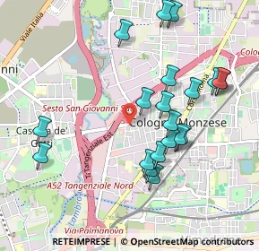 Mappa Via Francesco, 20093 Cologno Monzese MI, Italia (0.997)