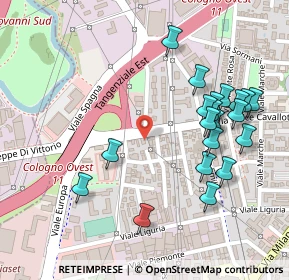 Mappa Via Francesco, 20093 Cologno Monzese MI, Italia (0.264)