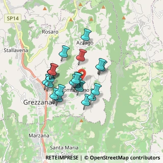 Mappa Via Zovo, 37023 Grezzana VR, Italia (1.36957)