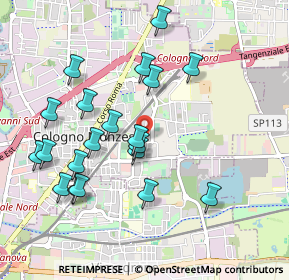 Mappa Via Vincenzo Bellini, 20093 Cologno Monzese MI, Italia (0.9885)