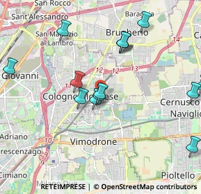 Mappa Via Vincenzo Bellini, 20093 Cologno Monzese MI, Italia (2.10643)