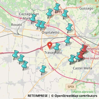 Mappa Via Cav. di Vittorio Veneto, 25039 Travagliato BS, Italia (4.894)