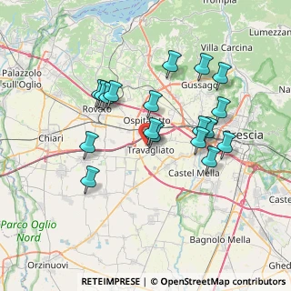 Mappa Via Cav. di Vittorio Veneto, 25039 Travagliato BS, Italia (6.69444)