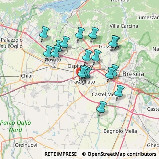 Mappa Via Cav. di Vittorio Veneto, 25039 Travagliato BS, Italia (6.45944)