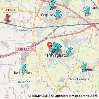 Mappa Via Cav. di Vittorio Veneto, 25039 Travagliato BS, Italia (2.37083)