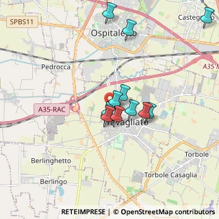 Mappa Via Cav. di Vittorio Veneto, 25039 Travagliato BS, Italia (1.49167)