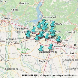 Mappa Via Cav. di Vittorio Veneto, 25039 Travagliato BS, Italia (9.6415)