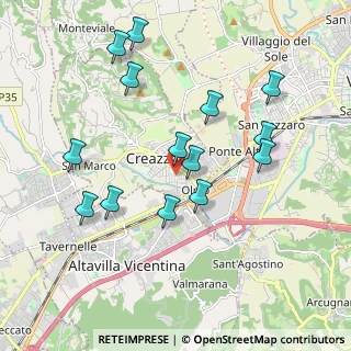 Mappa Via Gioacchino Rossini, 36051 Creazzo VI, Italia (1.94071)