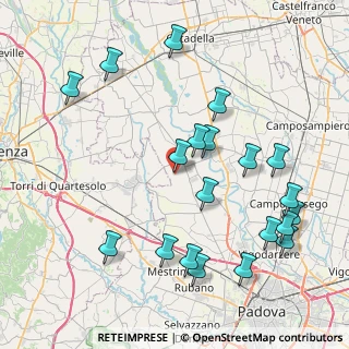 Mappa Via Boschi, 35016 Piazzola sul Brenta PD, Italia (9.228)