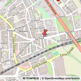 Mappa Via Pace, 23, 20017 Rho, Milano (Lombardia)