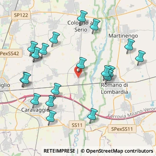 Mappa Via Umberto I, 24050 Morengo BG, Italia (4.8205)