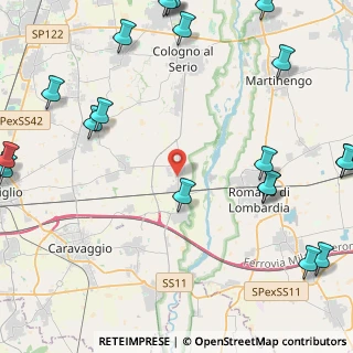 Mappa Via Umberto I, 24050 Morengo BG, Italia (6.5725)