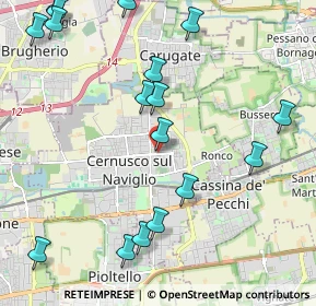 Mappa Via Ugo Foscolo, 20063 Cernusco sul Naviglio MI, Italia (2.60588)