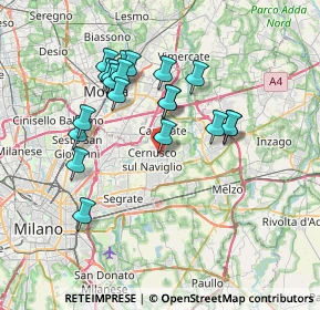 Mappa Via Ugo Foscolo, 20063 Cernusco sul Naviglio MI, Italia (6.72)