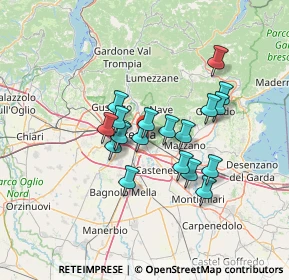 Mappa Via Monsignor Luigi Fossati, 25100 Brescia BS, Italia (10.55474)