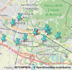 Mappa Via Monsignor Luigi Fossati, 25100 Brescia BS, Italia (2.06818)
