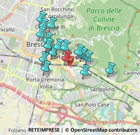 Mappa Via Monsignor Luigi Fossati, 25100 Brescia BS, Italia (1.46056)