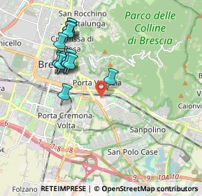 Mappa Via Monsignor Luigi Fossati, 25100 Brescia BS, Italia (1.908)