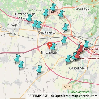 Mappa Via Valverde, 25039 Travagliato BS, Italia (4.7135)