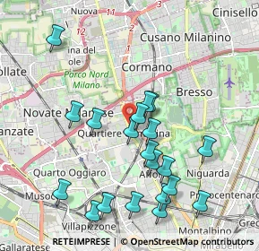 Mappa Via Comasina, 20161 Milano MI, Italia (2.0195)