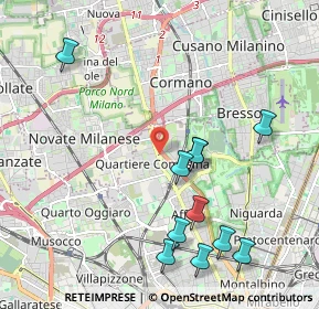 Mappa Via Comasina, 20161 Milano MI, Italia (2.26455)