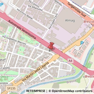 Mappa Via Guglielmo Marconi,  41, 37060 Roncadelle, Brescia (Lombardia)