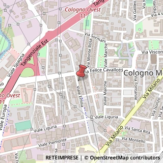 Mappa Viale Emilia, 66, 20093 Cologno Monzese, Milano (Lombardia)