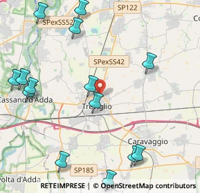 Mappa Via Giovanni Boccaccio, 24047 Treviglio BG, Italia (6.2345)