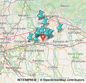 Mappa Via Giovanni Boccaccio, 24047 Treviglio BG, Italia (8.2475)