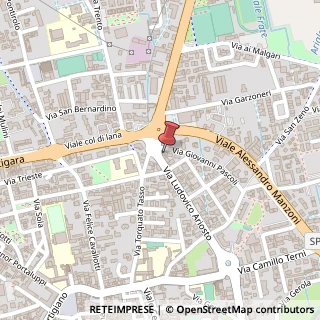 Mappa Via L. Ariosto, 1, 24047 Treviglio, Bergamo (Lombardia)