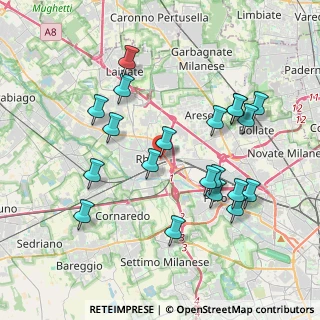 Mappa Via Giovanni Pascoli, 20017 Rho MI, Italia (3.9155)