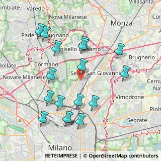 Mappa Via Libero Biagi, 20099 Milano MI, Italia (4.24471)