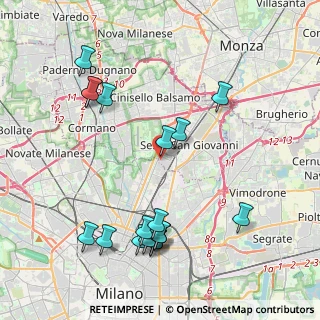 Mappa Via Libero Biagi, 20099 Milano MI, Italia (4.61167)