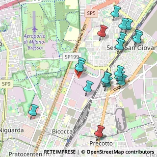 Mappa Via Libero Biagi, 20099 Milano MI, Italia (1.209)