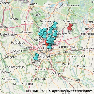 Mappa Via Libero Biagi, 20099 Milano MI, Italia (7.6225)