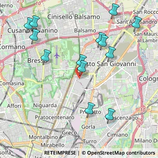 Mappa Via Libero Biagi, 20099 Milano MI, Italia (2.42769)