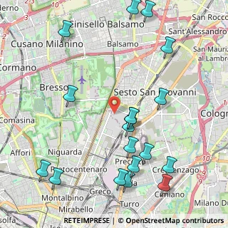 Mappa Via Libero Biagi, 20099 Milano MI, Italia (2.54778)