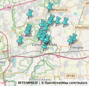 Mappa Via Dante Alighieri, 20062 Cassano d'Adda MI, Italia (2.75)